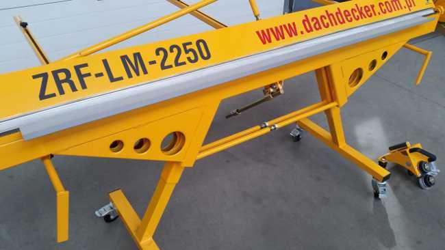 Abkant ZRF-LM 1400/1,5 mm + Dotare Dachdecker