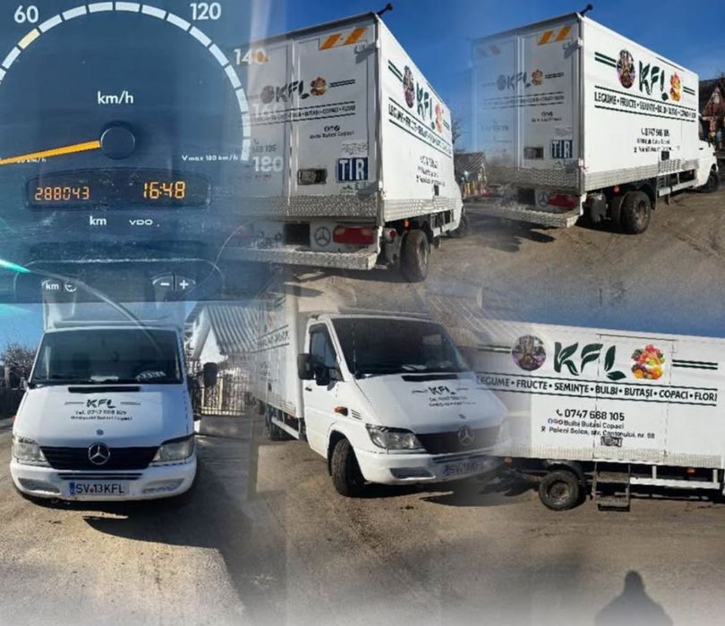 Vnd Mercedez Sprinter 413  416 519cdi izolata frigorific 8 euro paleti