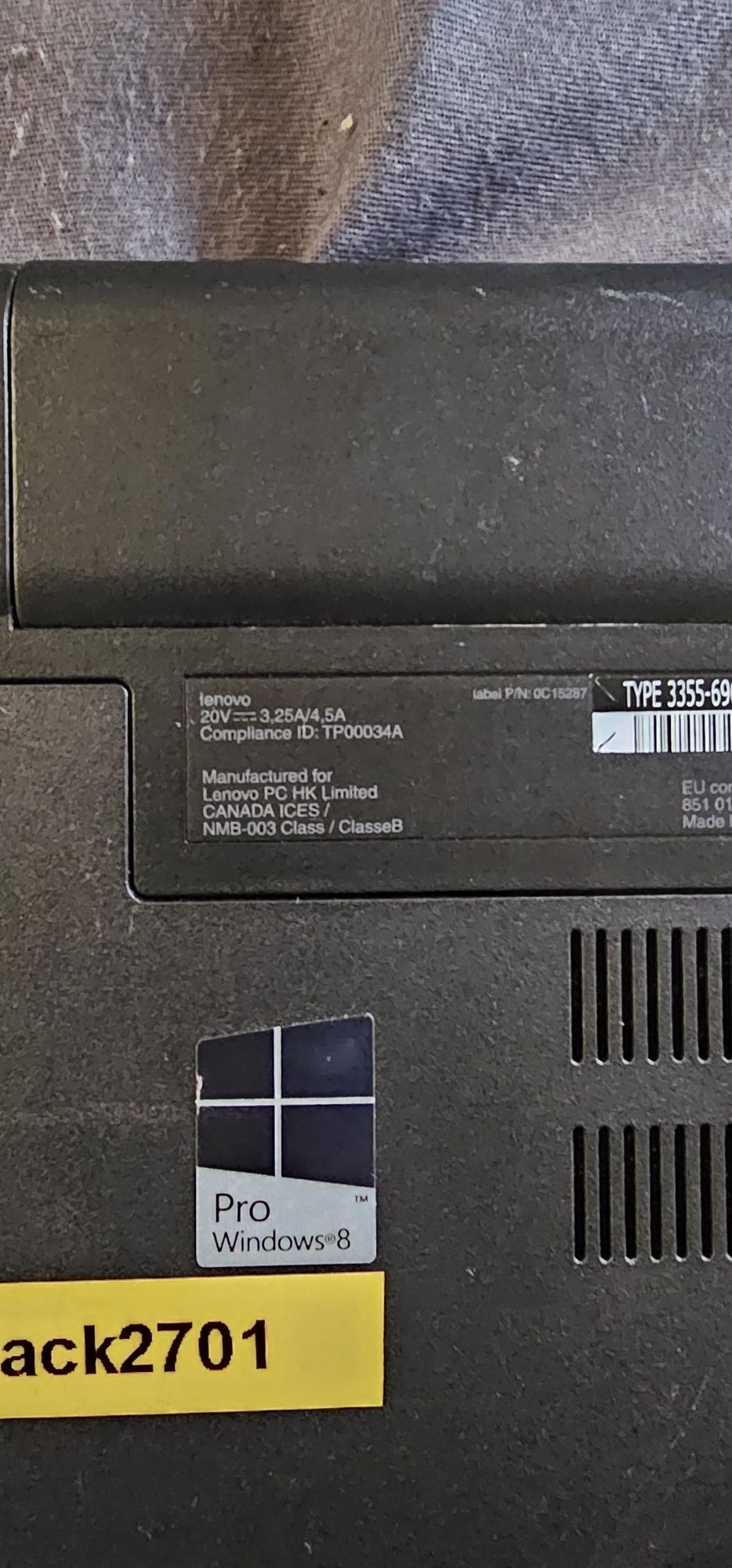 Lenovo ThinkPad Edge E335 13.3'' Windows 10 Pro 6GB RAM 120GB SSD