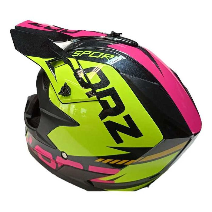 Кросова каска ORZ Sport, Full Face, DOT, Размер: S -Вело, Мото, Скутер