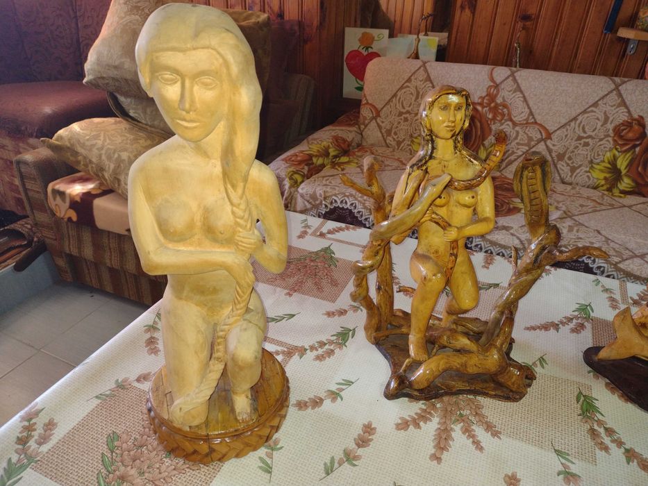 Ръчно изработена колекция от дърво и кристали