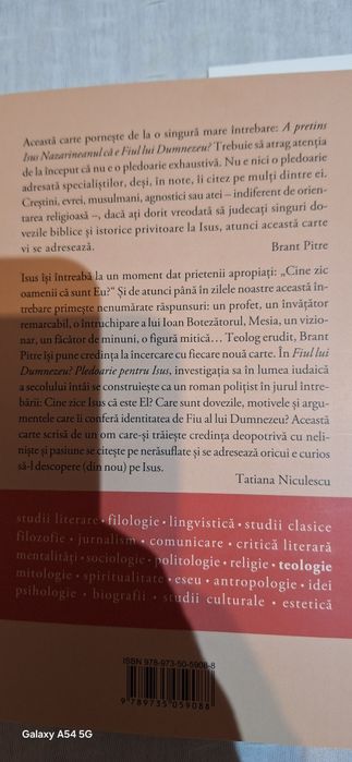 Brant Pitre - Fiul lui Dumnezeu? (Pledoarie pentru Isus)
