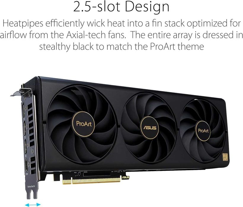 Видео карта ASUS ProArt GeForce RTX 4080 Super OC Edition 16GB