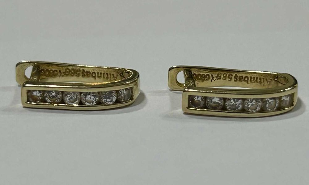 Златни обеци 14 К 585 / 2 гр.