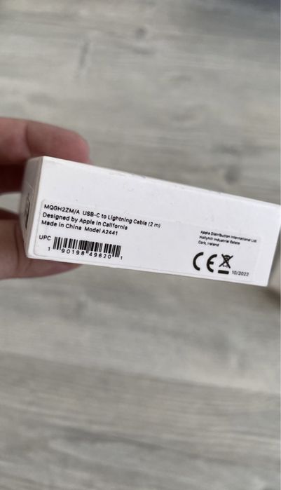 Cablu iPhone iPad Usb-C to Lightning 2m 1m Nou Sigilat Original Apple