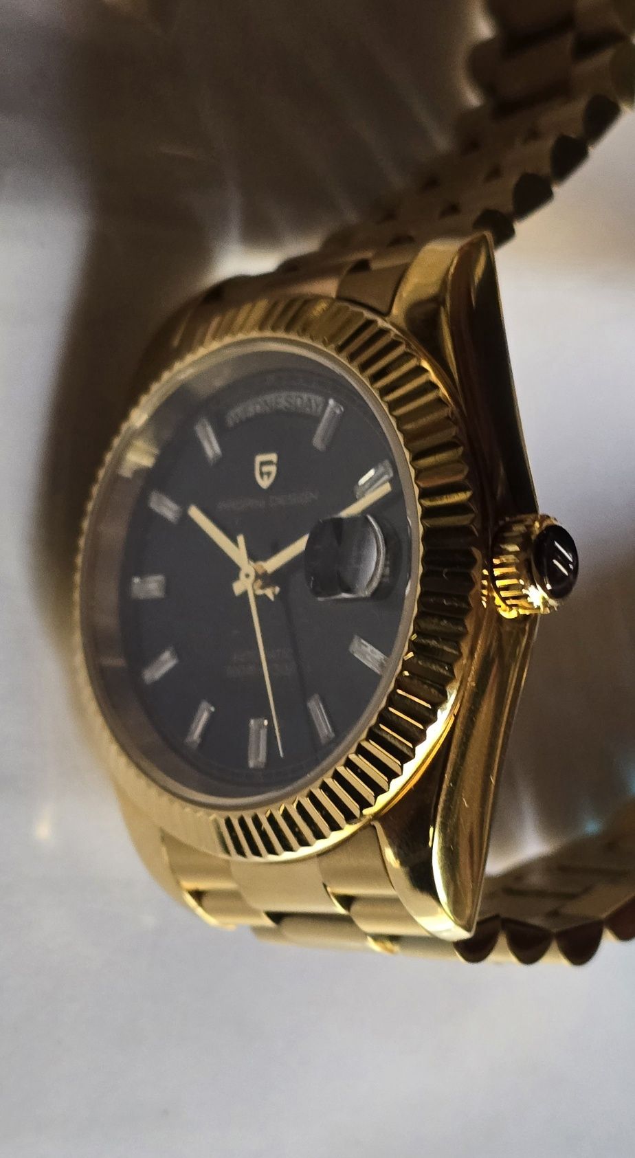 Rolex President automatik/homage/gold цвят miyota 8285/ japan /механиз