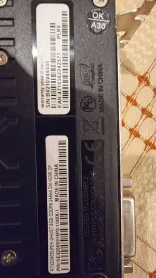 Продавам RTX 2060 8 GB SUPER