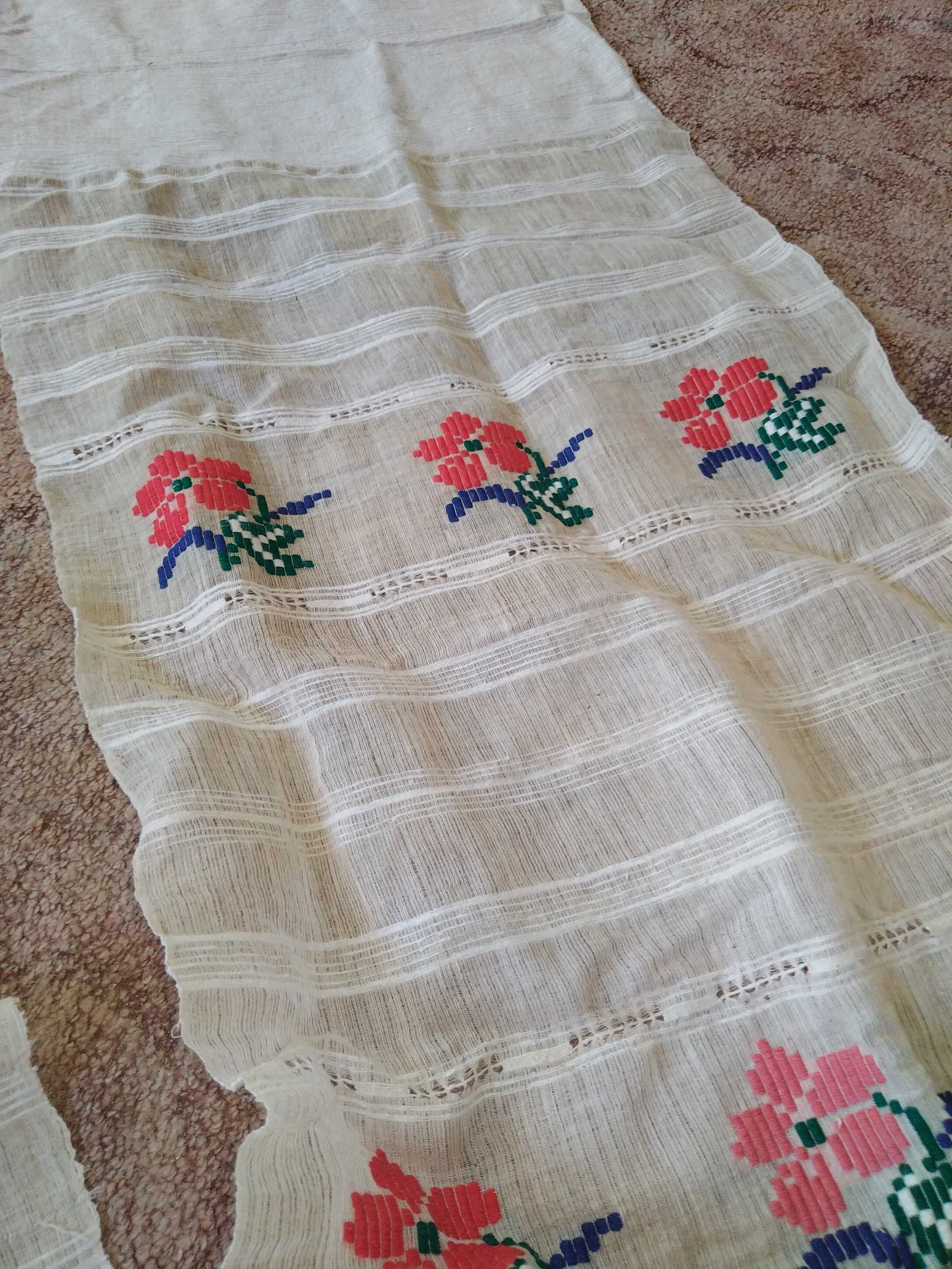Ștergare cusute manual, motiv floral diferite modele