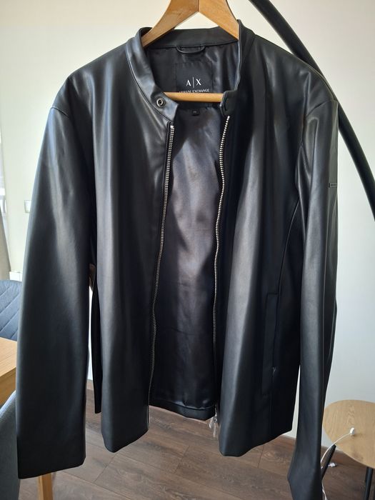 Кожено яке Armani Exchange