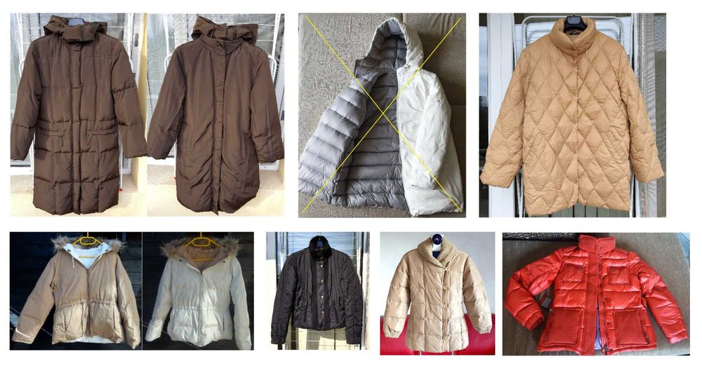 пухено яке двулицево Moncler Max Mara Escada Etro Boss Hilfiger M