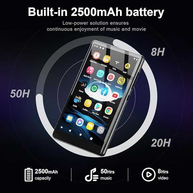 160GB MP3 плейър с Bluetooth и WiFi