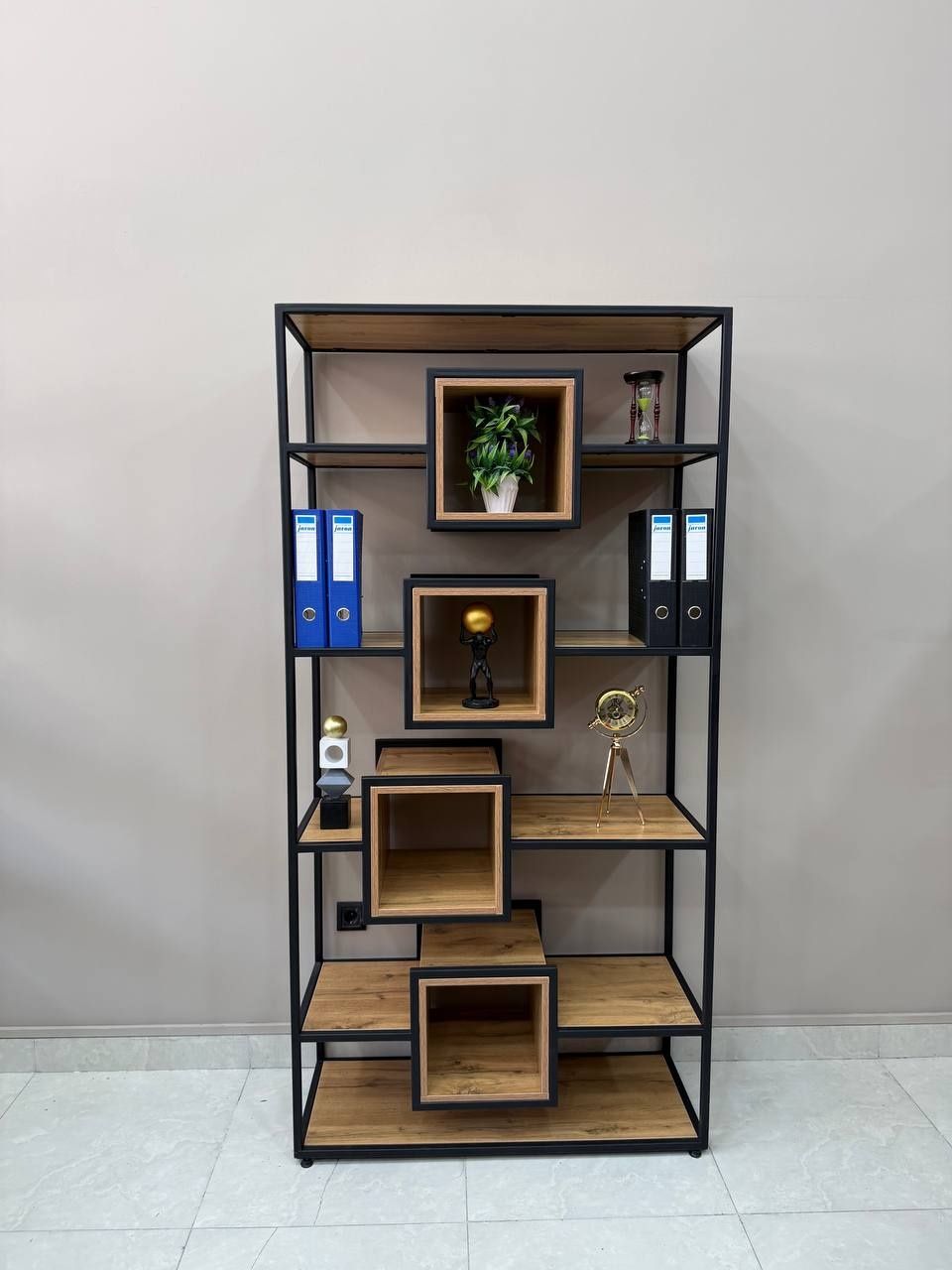 Стеллаж Книжный полка Stellaj Kitob Javon Loft Лофт Стеллажи