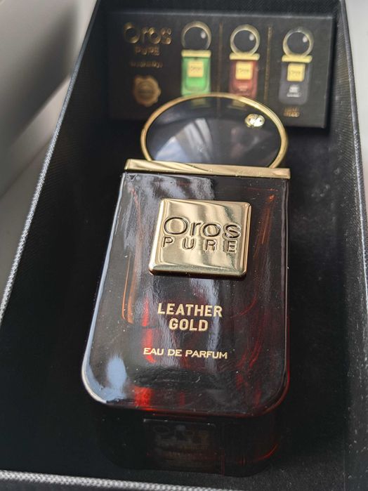 Parfum de lux oriental pentru bărbați - Pure Leather Gold (Oros)