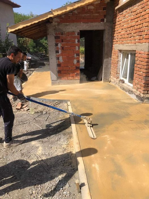 Щтампован бетон и шлаифан бетон