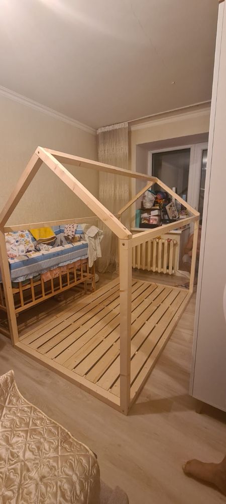Новая детская подростковая деревянная современная кровать