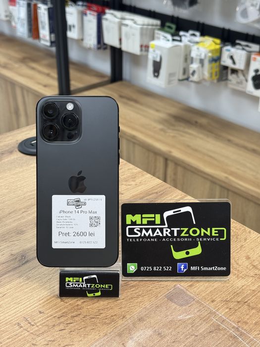iPhone 14 Pro Max - Capacitate 128Gb - Sanatate Baterie 93% - Garantie