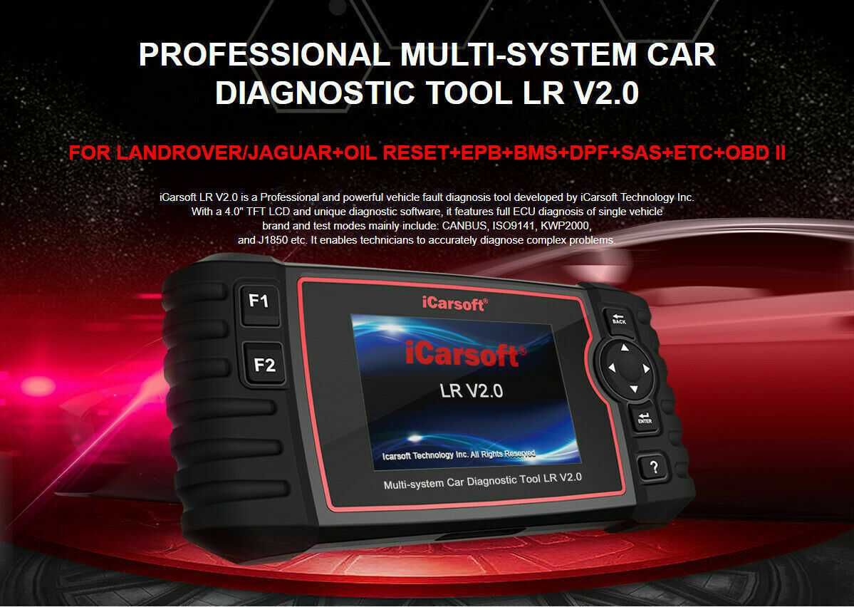 ICARSOFT LR V2.0 инструмент за диагностика LAND ROVER JAGUAR 2023