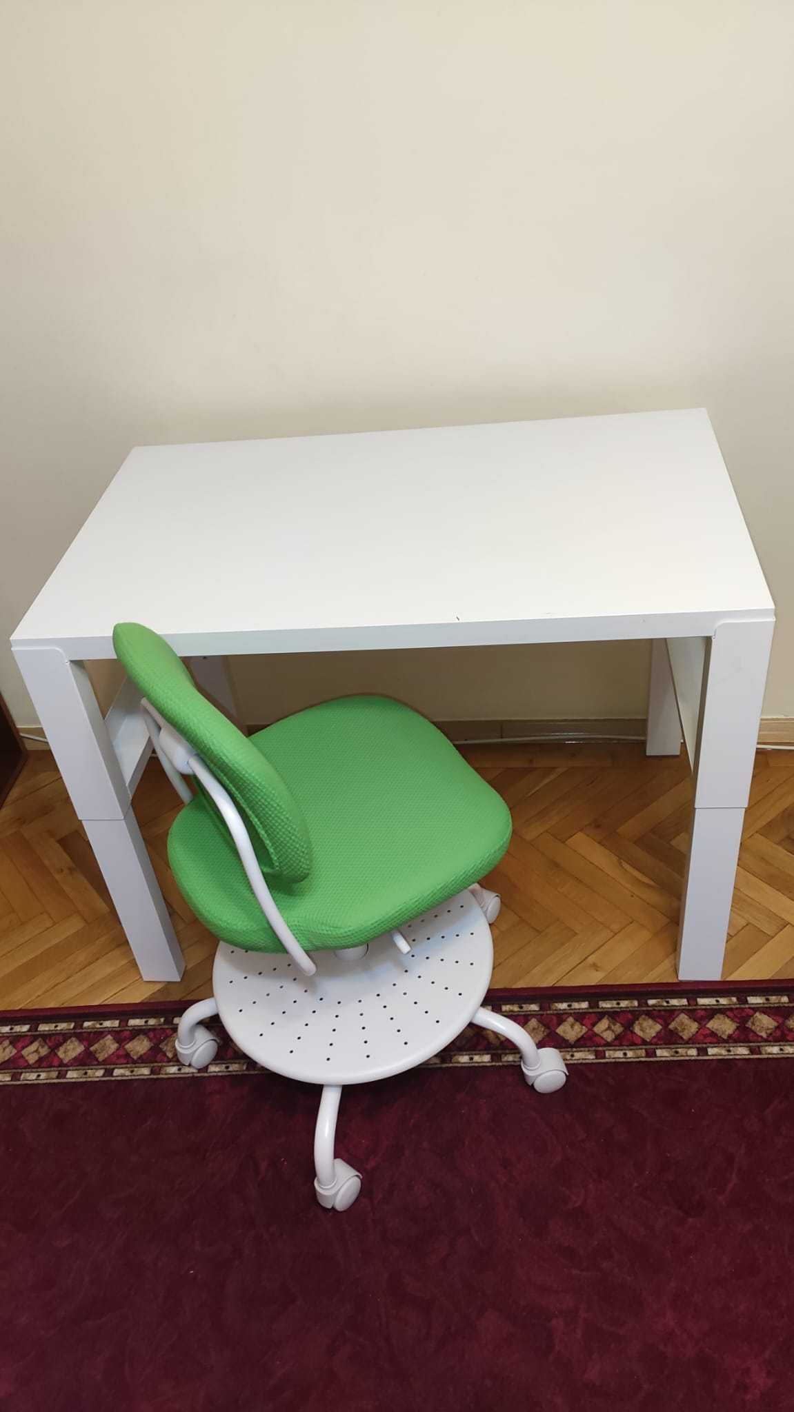 Birou si scaun reglabile pe inaltime IKEA