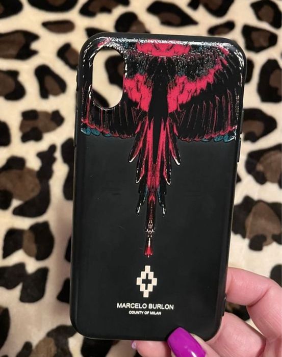 Husa Marcelo Burlon IPhone X,Originala,Preț redus!