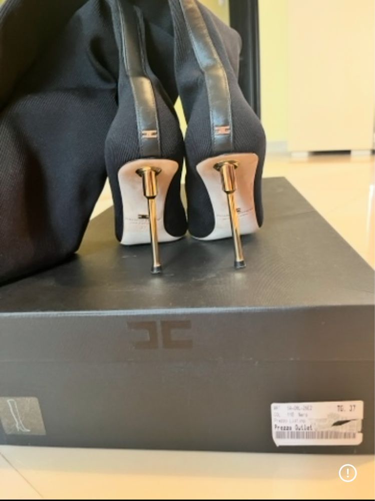 Cizme mult peste genunchi Elisabetta Franchi nr 37