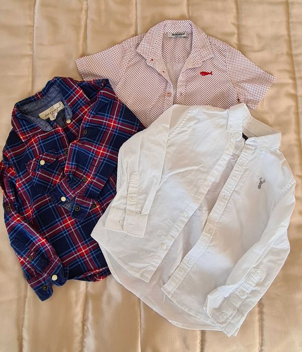 Рубашки детские 3-4г