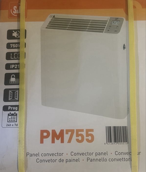 Електрически панелен конвектор 750W и 1500w