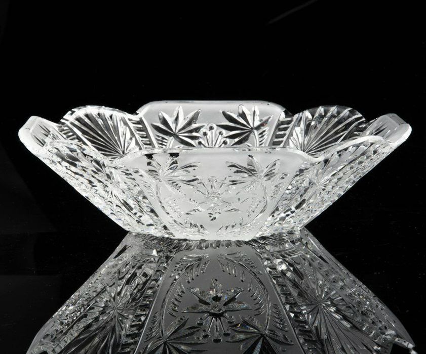 Хрусталь Ваза Болшое Новый ГУСЬ завод 2штук Советский