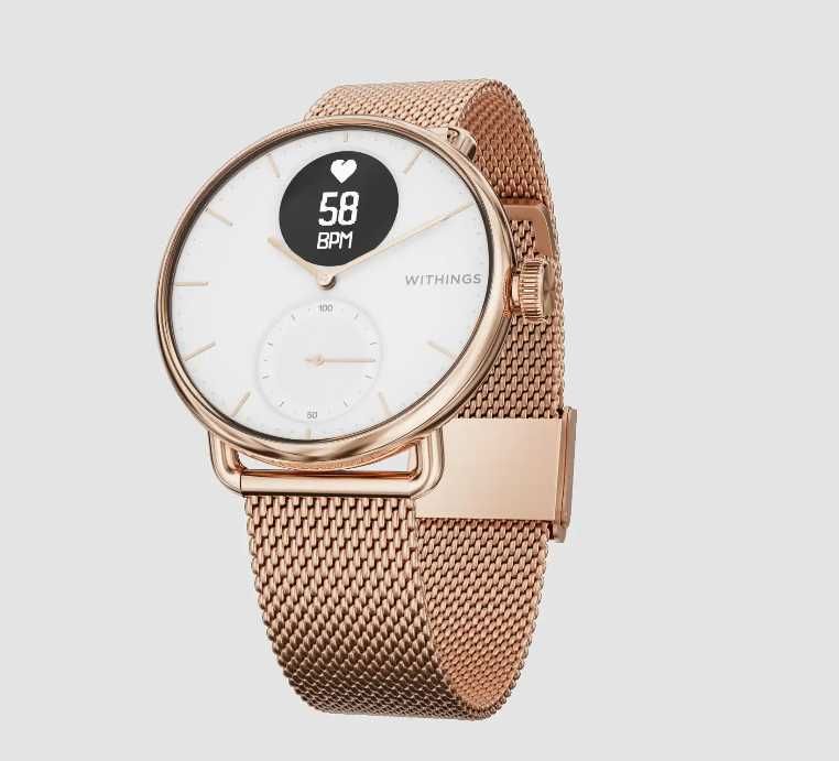 Withings Scanwatch, 38mm, Rose Gold