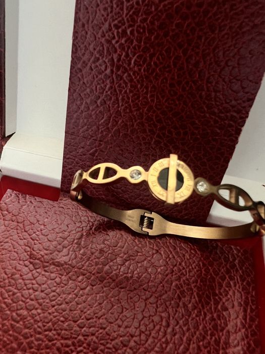 Bratara otel inoxidabil cu piatra zirconia,model deosebit