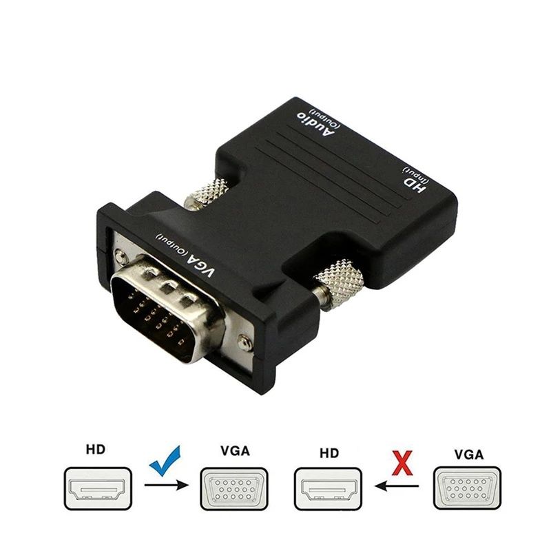 Адаптер конвертер HDMI к VGA, AV