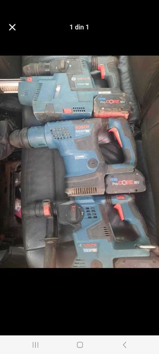 Rotopercutoare Bosch pe acumulatori