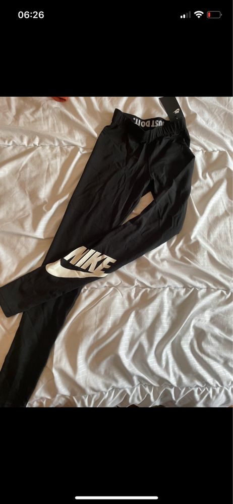 colanti nike cu talie inalta