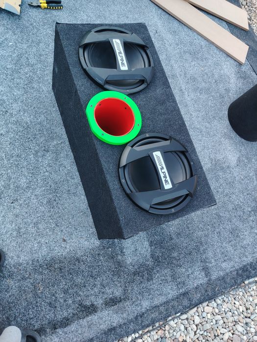 Subwoofer Alpine custom 2x12 inch 600w RMS, 2000w Max