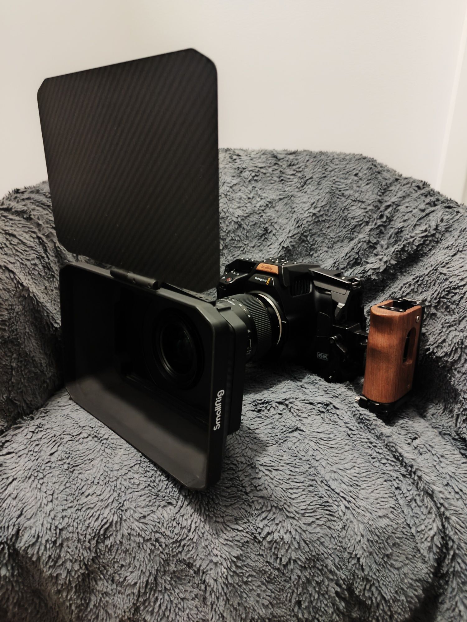 Blackmagic 6k pro full rig camera cinema