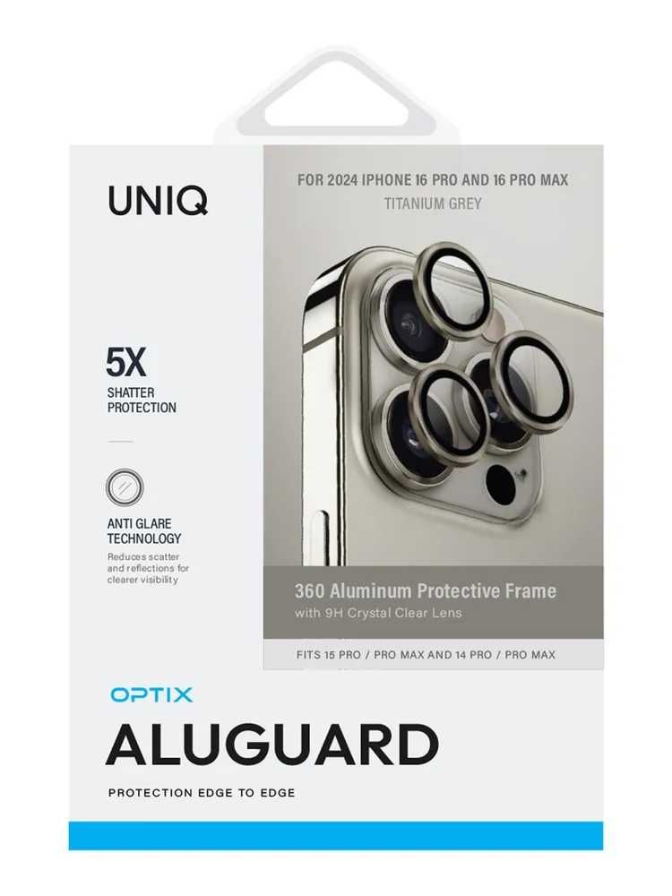 Защитное стекло Uniq OPTIX  на камеру Apple iPhone 16 Pro / 16 Pro Max