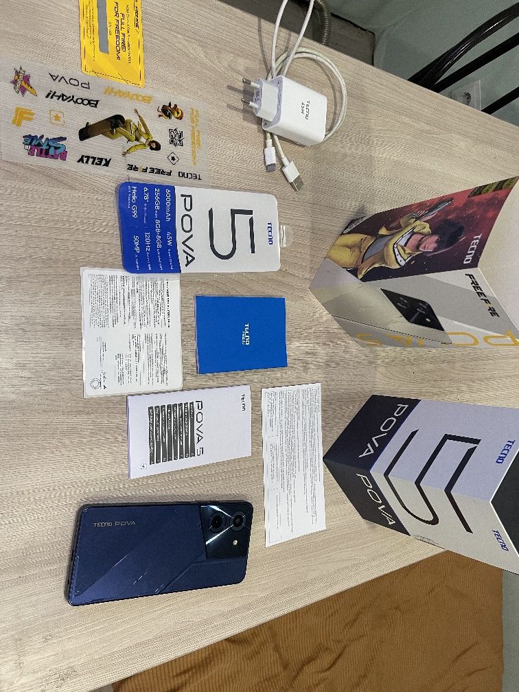 Tecno pova 5 с колабой фрифаер