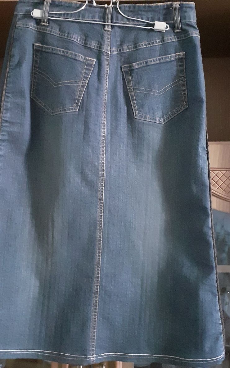 Юбка джинсовая синего цвета