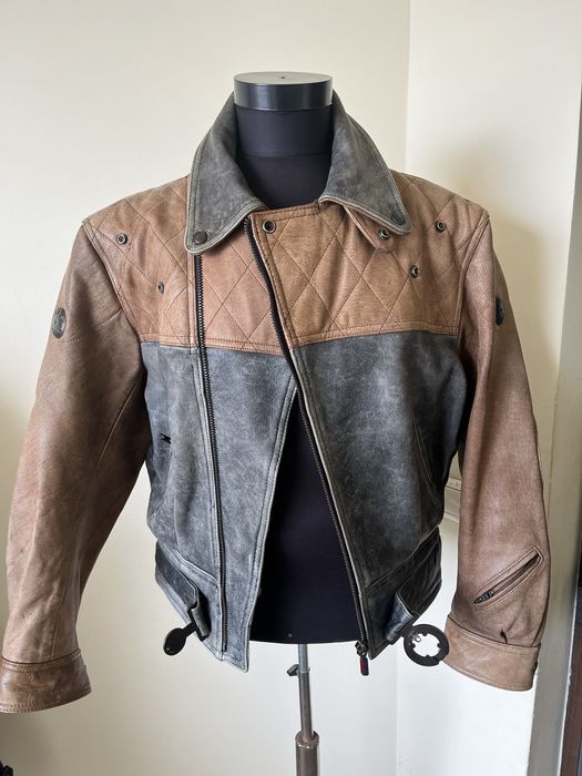 Geaca piele Schuh , model vintage