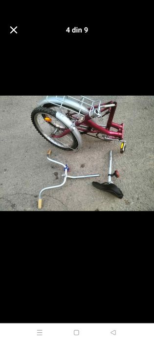 Bicicleta pegas !