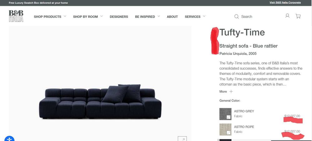 Дизайнерски Канапета B&B Italia в лилаво кадифе! ОРИГИНАЛНИ!