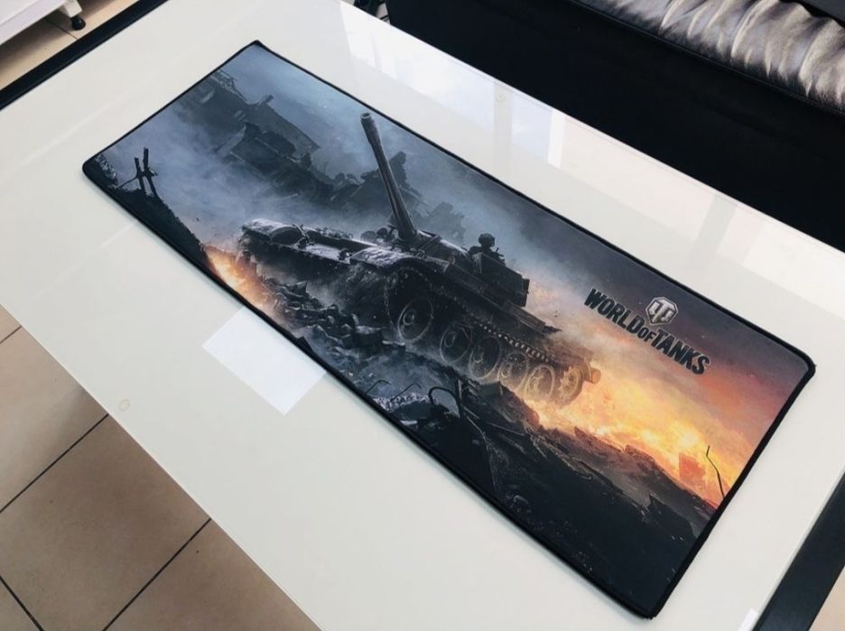 Коврик игровой WoT 80x30cm
