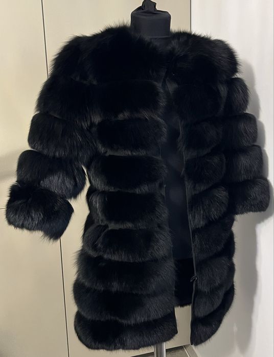 Blană vulpe naturala 6 în 1