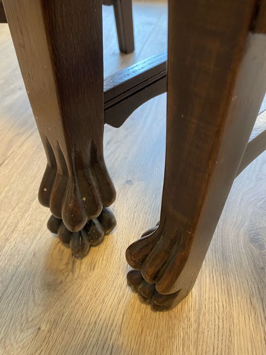 Vand patru scaune lemn sculptate-Egipt,ca noi