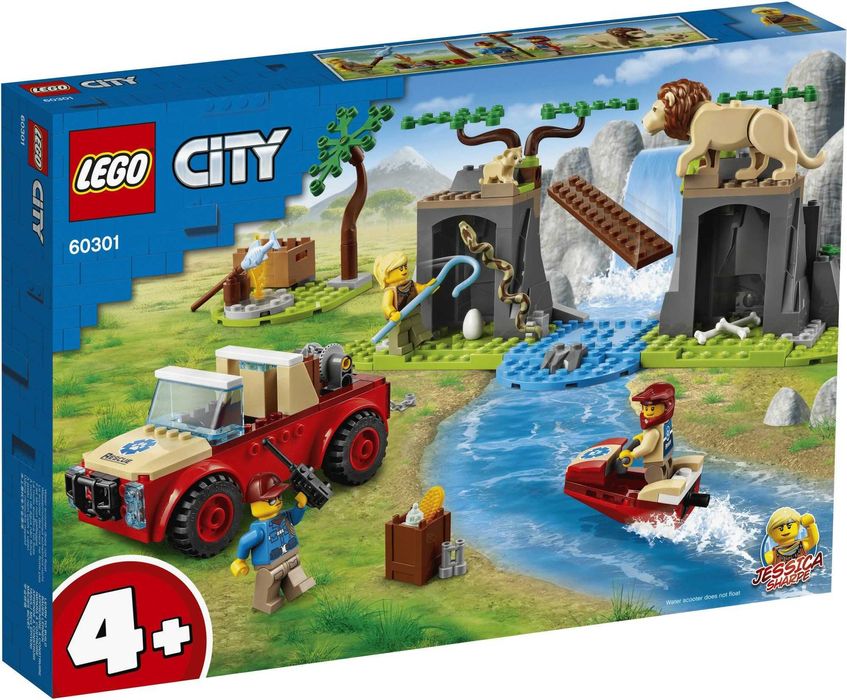 НОВО LEGO City Wildlife 60301 - Спасителен офроуд джип