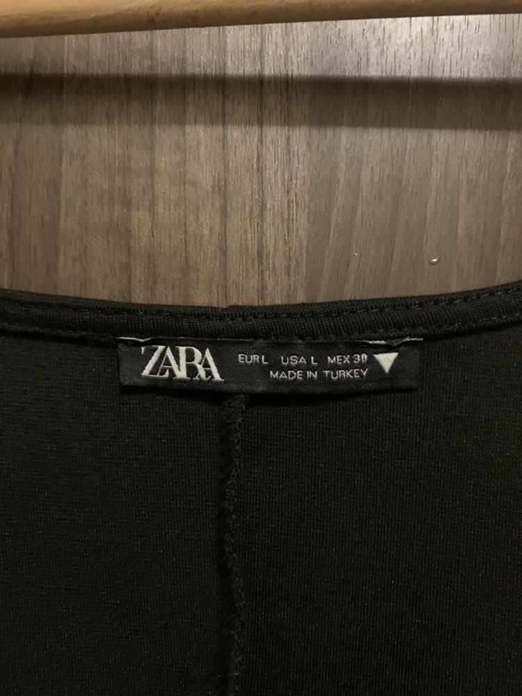 Чисто нова рокля Зара Zara черна размер L
