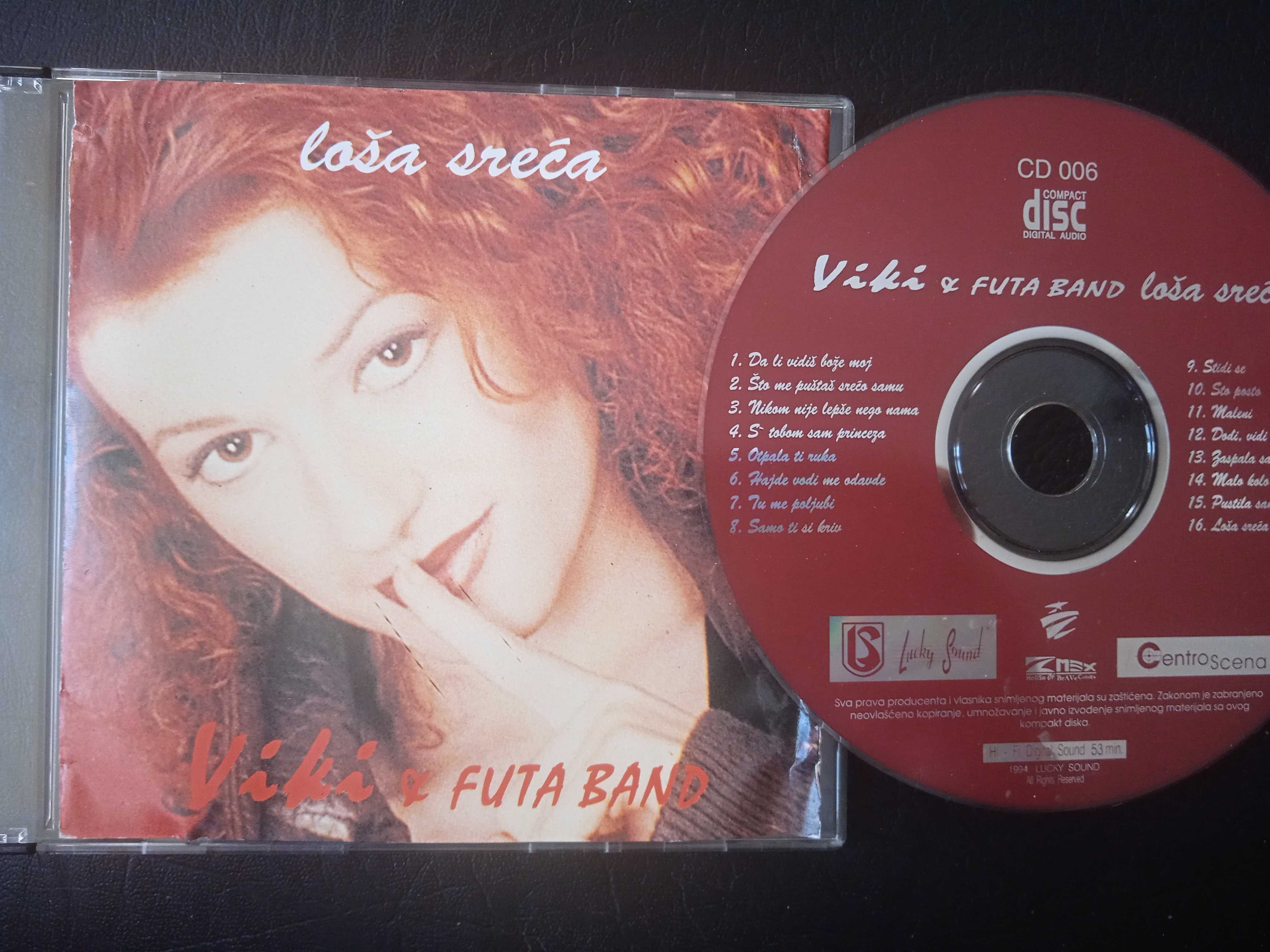 Вики и Фута Бенд - оригинален диск Югославия 1994г. (по-фолк, чалга)
