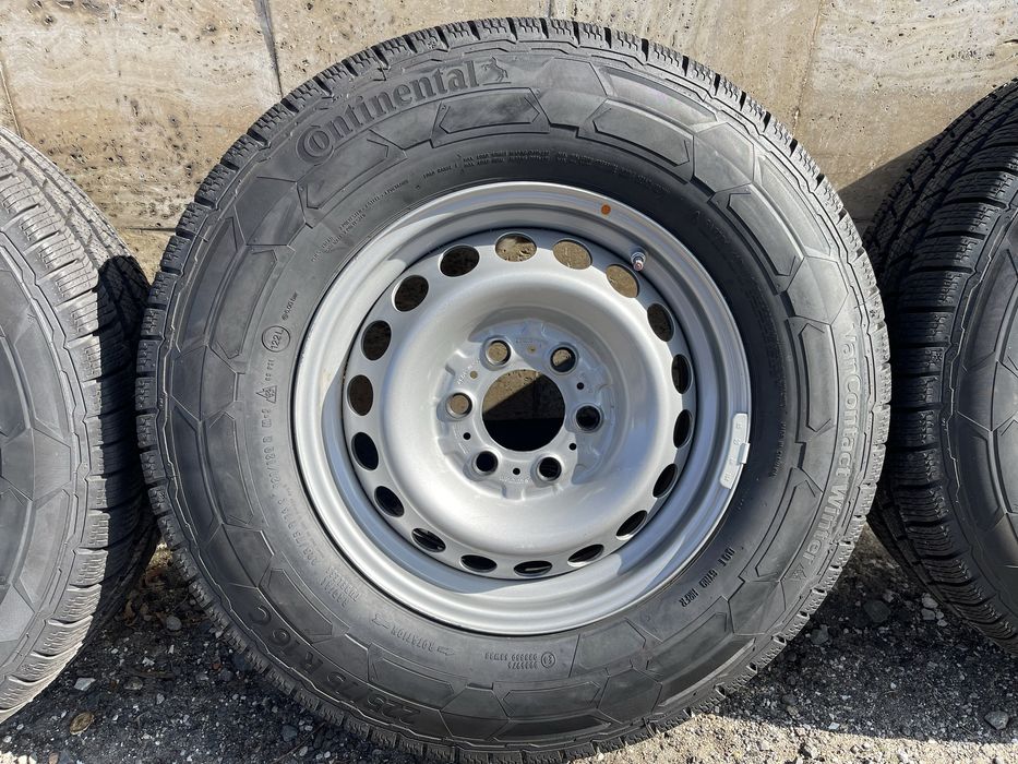 225 75 R16C M+S Jante Roti Mercedes Sprinter Iarna NOI Originale 6X130