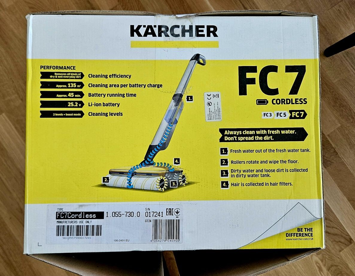 Акумулаторна подочистачка KARCHER FC7