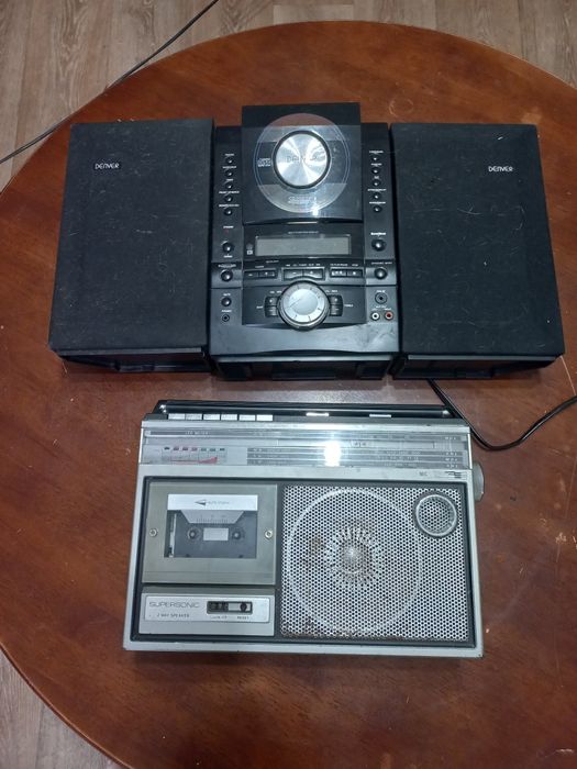 Supersonic 7050 si Sistem audio Denver radio casetogon