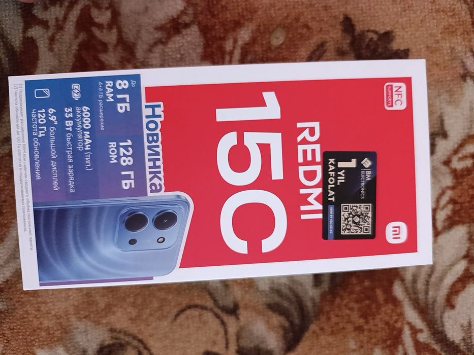 REDMI 15C yangii